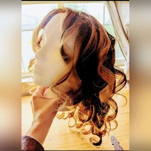 Human Hair Blonde Highlights